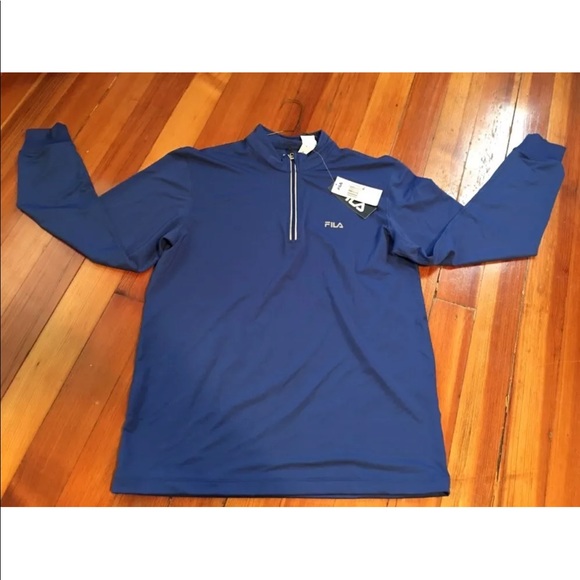 Fila Other - Fila Aquator 1/2 Zip Blue Athletic Shirt Sz XL